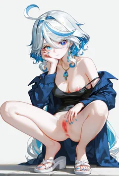 小骚货水神芙宁娜,因为缺钱而成为了色情写真模特,在男人的大肉棒下欲仙欲死